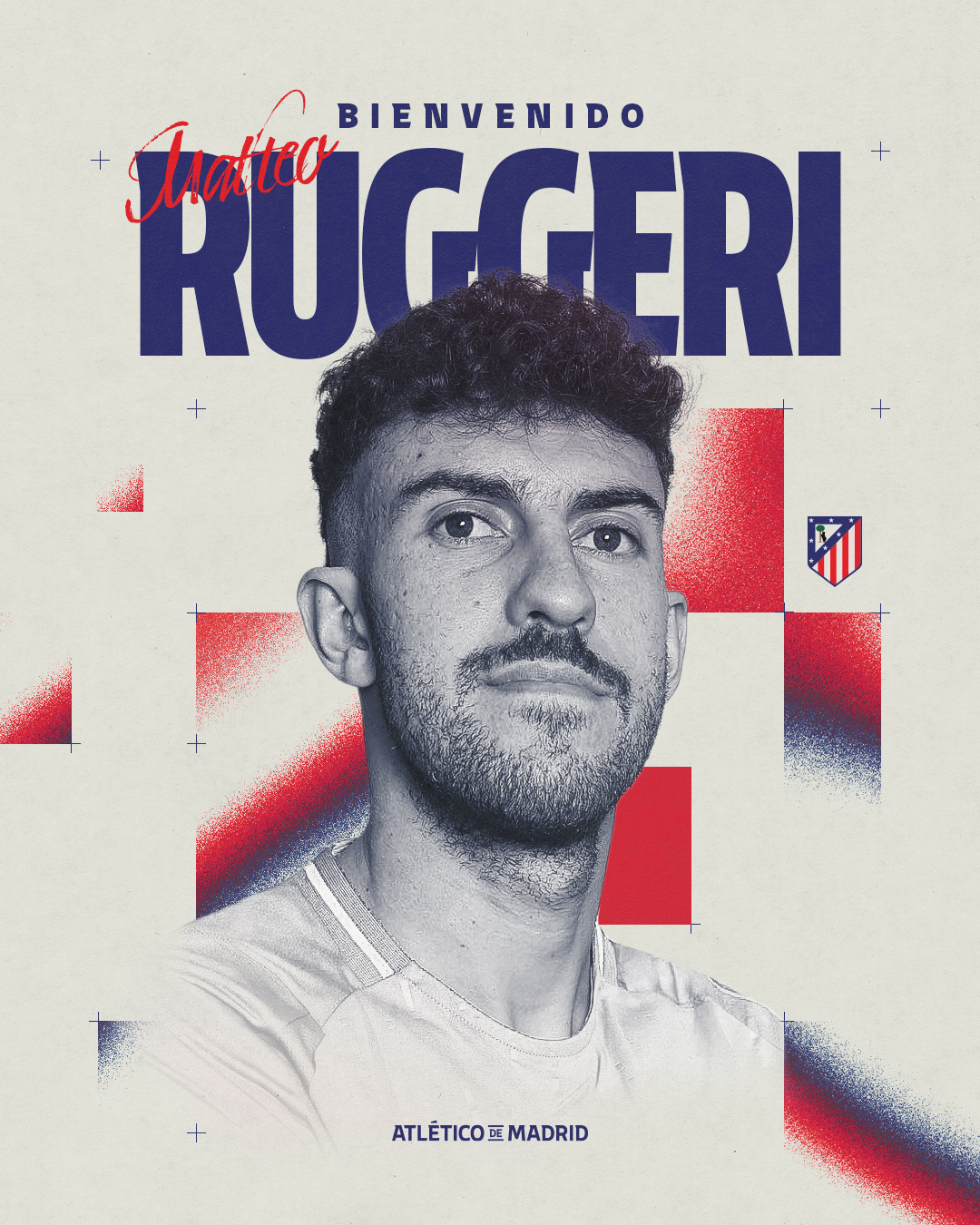 官方：马竞签下亚特兰大后卫鲁杰里