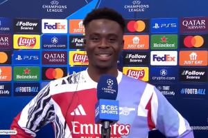 开云-萨卡：赛前我们都看了网上的东西，说皇马要逆转，而我们表现很棒